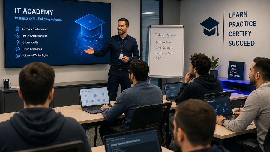 أكاديمية تقنية المعلومات — التدريب والتطوير التقني